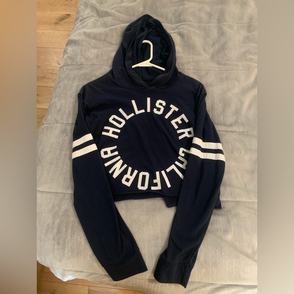 Hollister crop hoodie